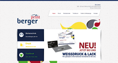 Desktop Screenshot of bergerprint.at